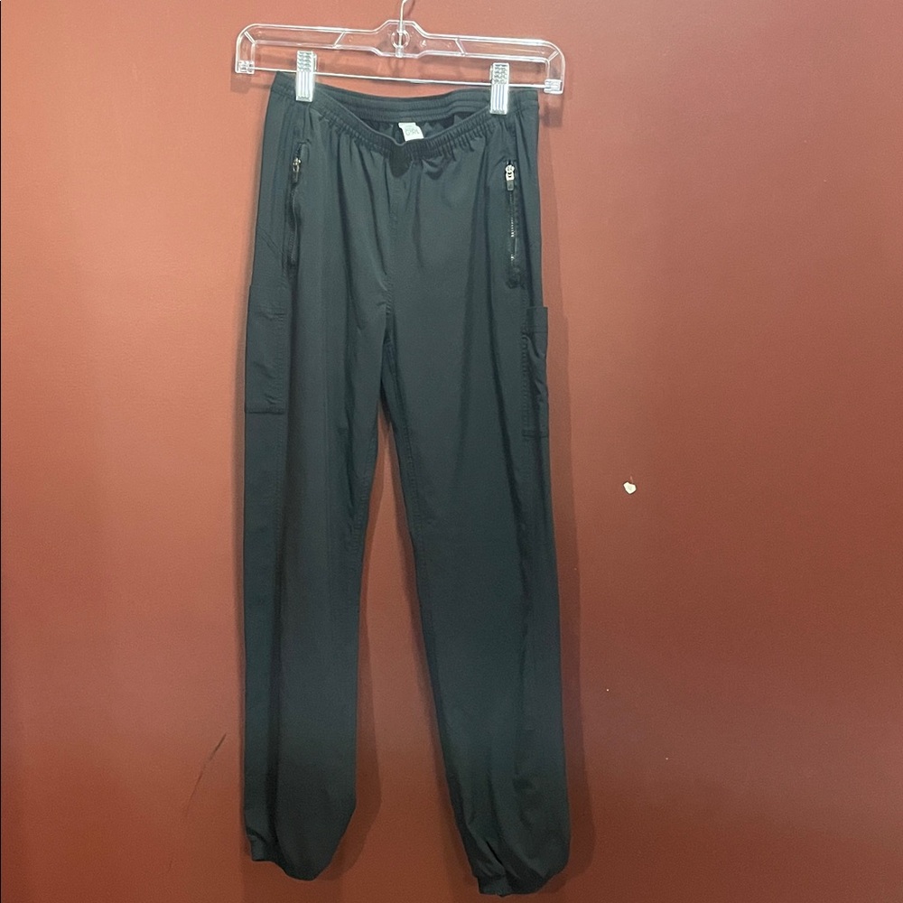 Athleta Black Jogger Sweatpants with Zipper Pockets